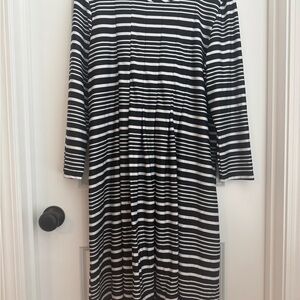 Kim Rogers Black and White Striped Top